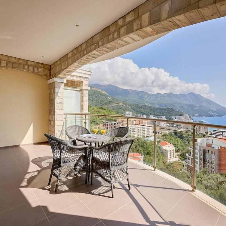 MonteDreams, Sea View apartment, Pool, Gym, SPA - Apartman sa 2 Spavaće Sobe, Balkonom i Pogledom na More - 23