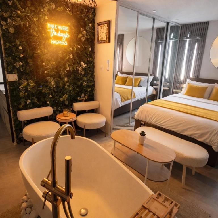 CASA LOVE Suite Cannes avec baignoire, piscine - Apartamento de 1 dormitorio - 36
