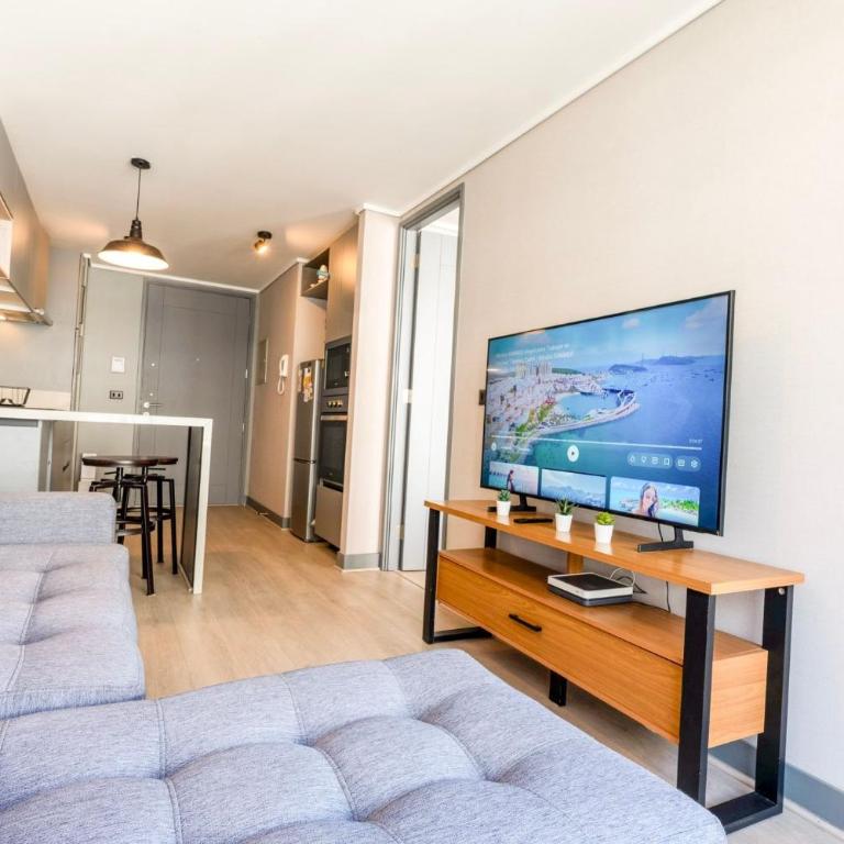 VR | 2PAX, 1D1B, GYM, balcón, Piscina Metro Toesca - Apartamento de 1 dormitorio - 11