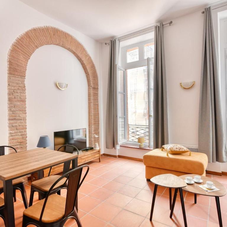 Duplex 5A - Vue sur Place du Capitole - Apartamento Dúplex - 9
