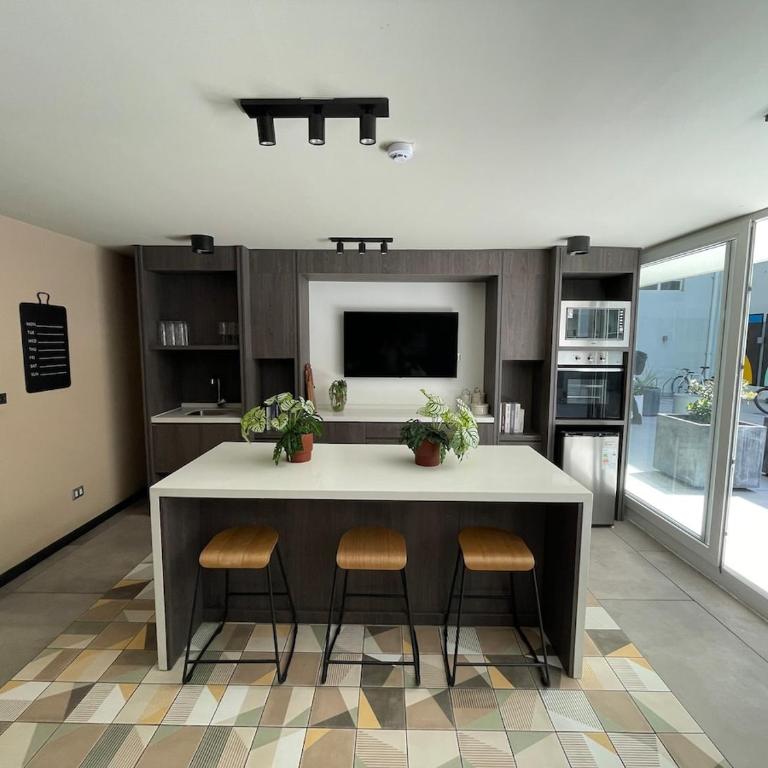 Apartment 316, Downtown Santiago, coworking space, 2 bedrooms, parking - Apartamento de 2 dormitorios - 17
