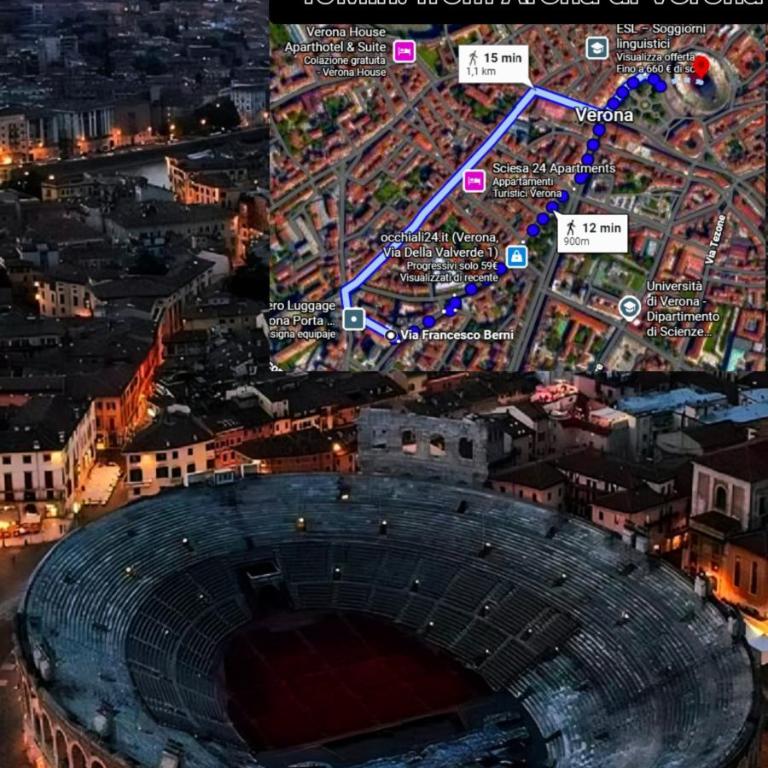 Casa Bra-Z 10m da Arena Verona e Stazione Porta Nuova - 7Px - Appartamento Superior con 2 Camere da Letto - 29