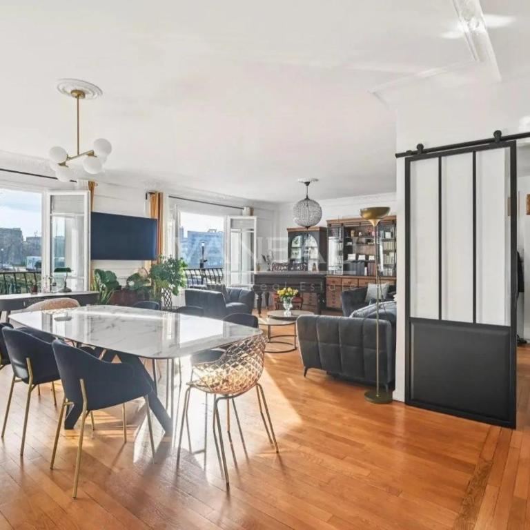 Deluxe 155m2 3BR-8PAX Seine view, Pont Mirabeau - Pleyel grand piano - Appartement 3 Chambres avec Vue sur l'Eau - 14
