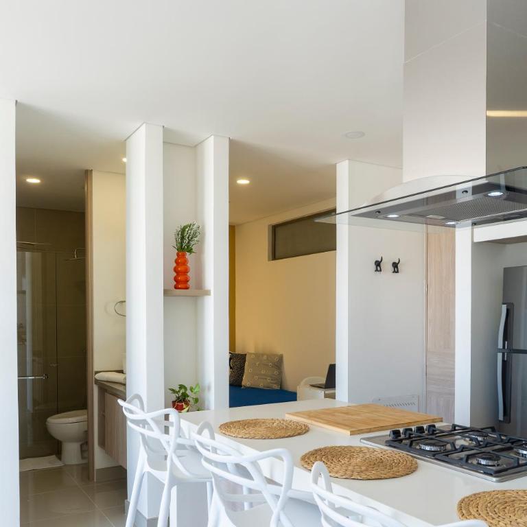 Hermoso y Comodo Apartamento en Playa Salguero, Rodadero - Apartamento con 3 dormitorios - Frente al océano - 5