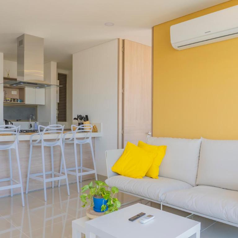 Hermoso y Comodo Apartamento en Playa Salguero, Rodadero - Apartamento con 3 dormitorios - Frente al océano - 25
