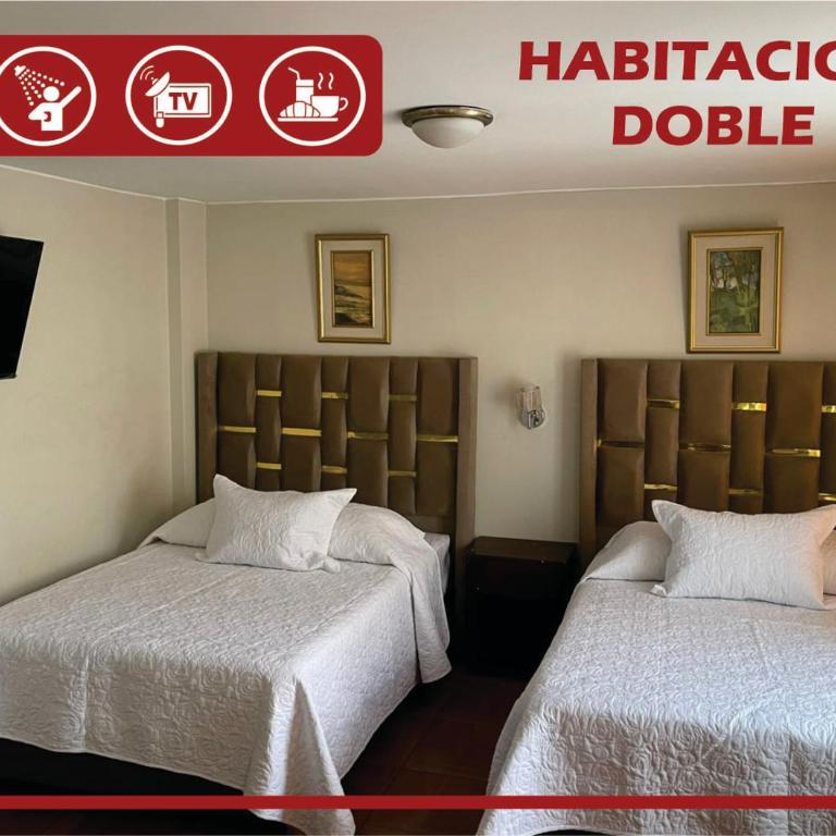 Hotel Palmeras Tacna - Habitación Doble - 2 camas - 2
