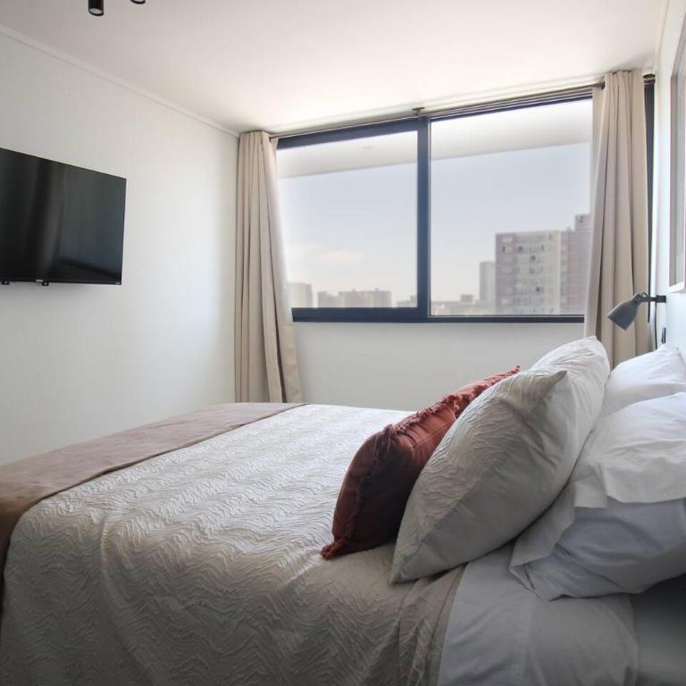 Vista urbana, Wifi, 4 personas, Metro, Santiago - Apartment - 20