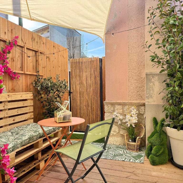 Maison d'Artiste, Terrasse, Silence, Parking - Apartment mit 1 Schlafzimmer - 7