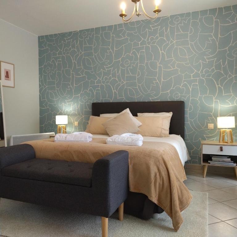 Chambre D'Hotes tout confort Fleurs de Cosmos Albi - Chambre Double - Vue sur Jardin - 1