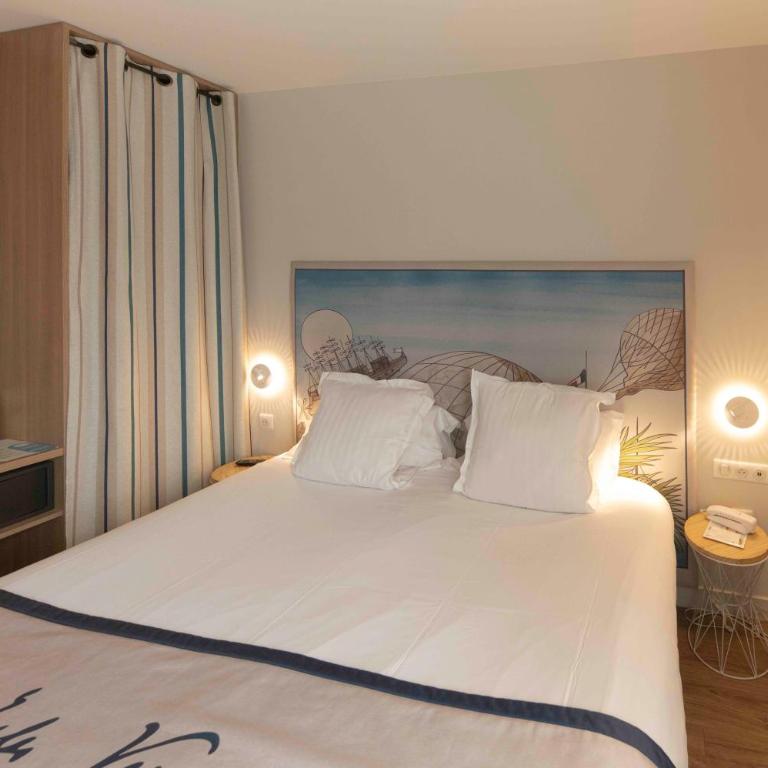 Hôtel Jules Verne Biarritz - Chambre Lit Queen-Size Classique - 11