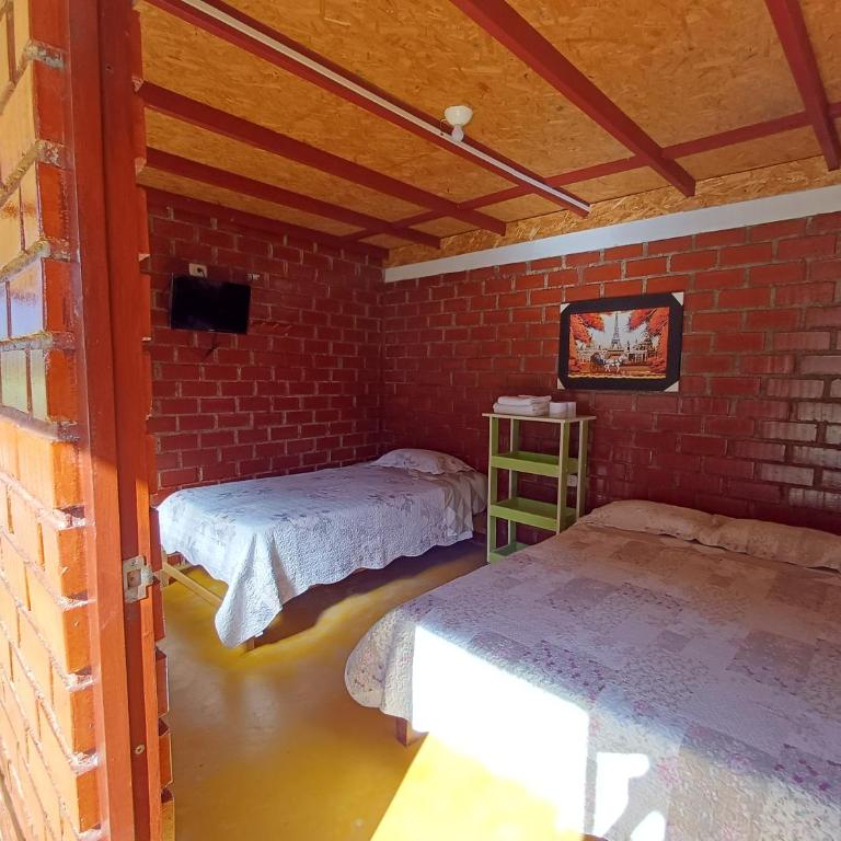 Casa Hospedaje el Prado Eco turismo - Habitación Doble con baño - 2 camas - 3