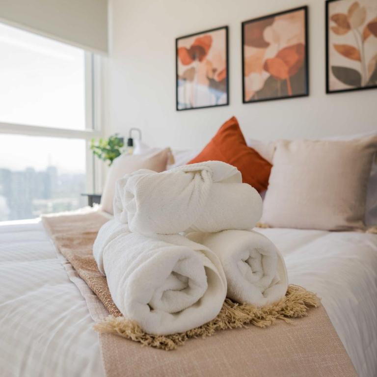 Modern Apartment in Nunoa Terrace and Pool - Apartment - 9