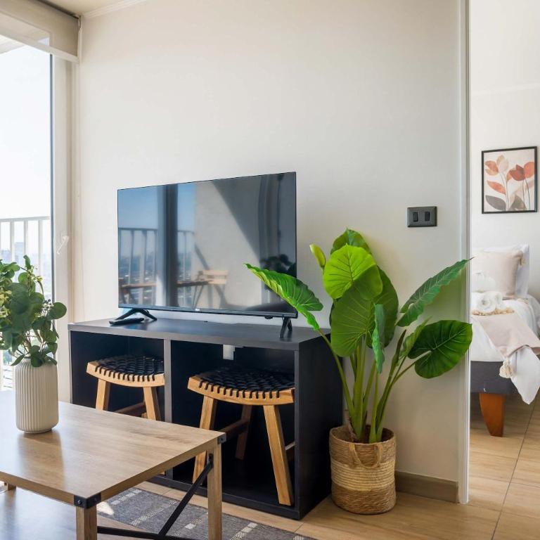 Modern Apartment in Nunoa Terrace and Pool - Apartment - 15