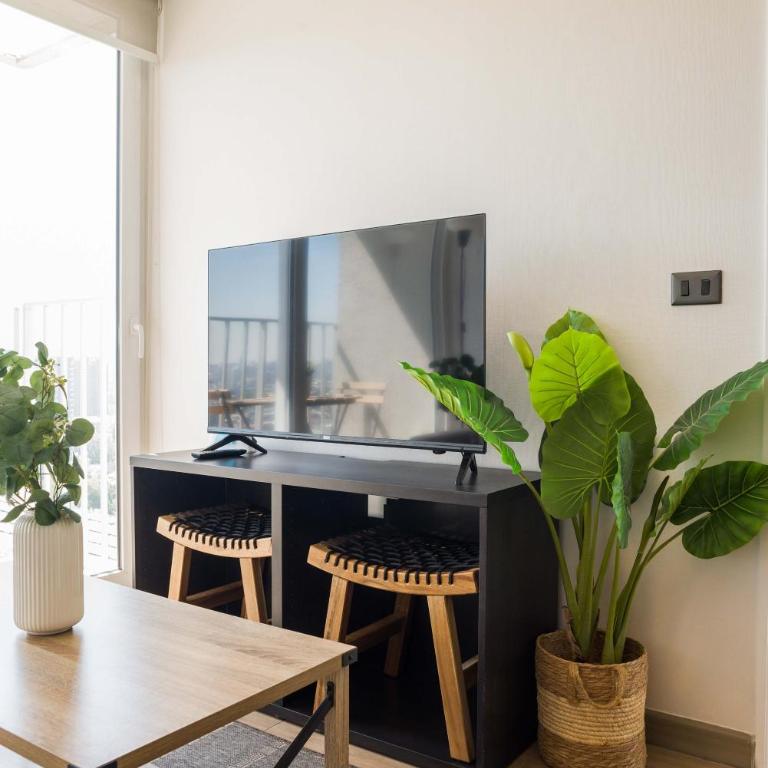 Modern Apartment in Nunoa Terrace and Pool - Apartment - 17