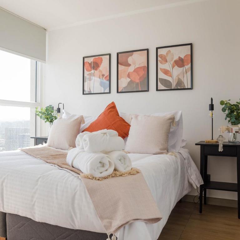 Modern Apartment in Nunoa Terrace and Pool - Apartment - 29