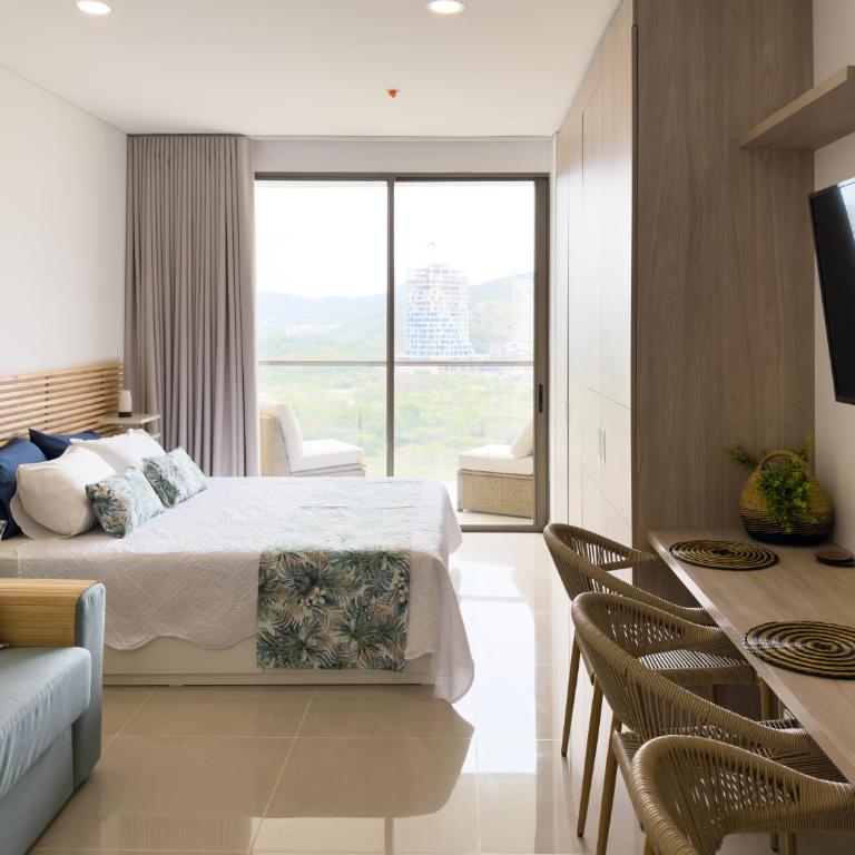 Exclusivo Reserva del Mar II - Apartamentos By Miethaus - Apartamento de 1 dormitorio con balcón y vistas a la montaña - 4