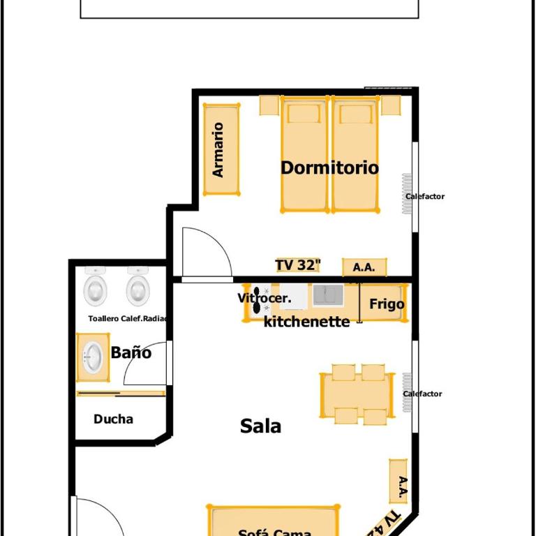 Gran Vía Exclusive Apartamento Temporal - Apartamento de 1 dormitorio - 16