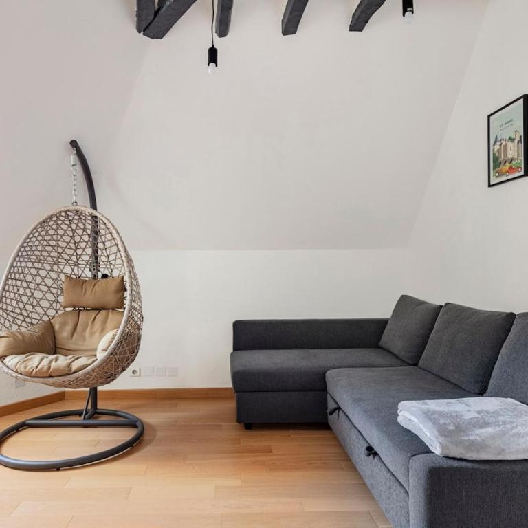 T2 60 m carré Gare 3 min Vieux Mans à pied - Apartment mit 2 Schlafzimmern - 5