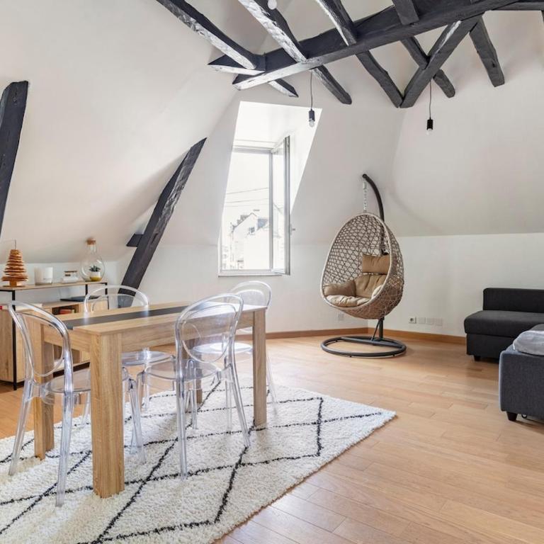 T2 60 m carré Gare 3 min Vieux Mans à pied - Apartment mit 2 Schlafzimmern - 16