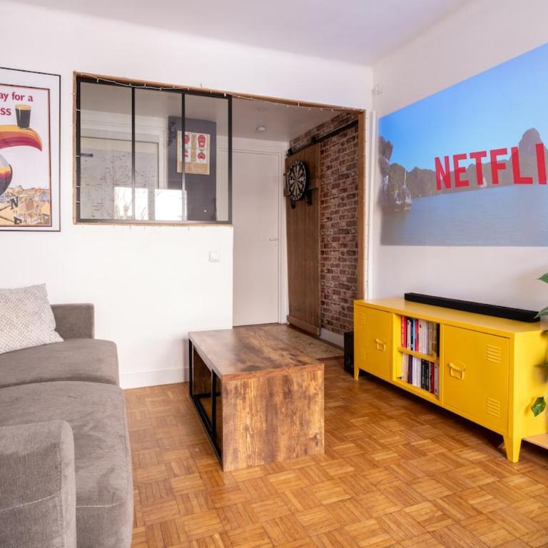 Garden Flat Terrace Projector Walk to Center - Apartment mit 1 Schlafzimmer - 1