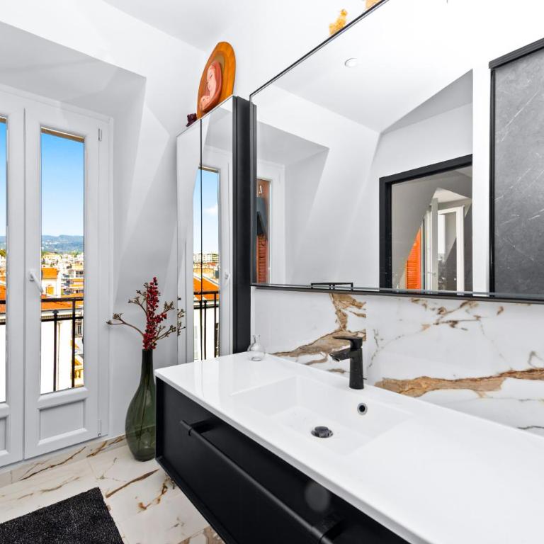 Appart lumineux Nice Centre, Parking, Clim - Appartement 1 Chambre - 38