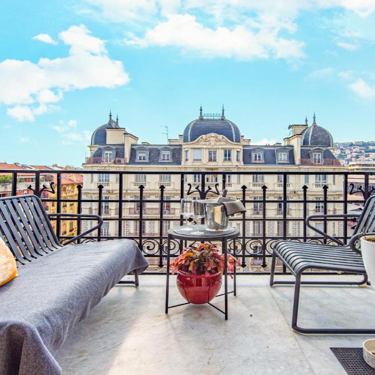 Appart lumineux Nice Centre, Parking, Clim - Appartement 1 Chambre - 42