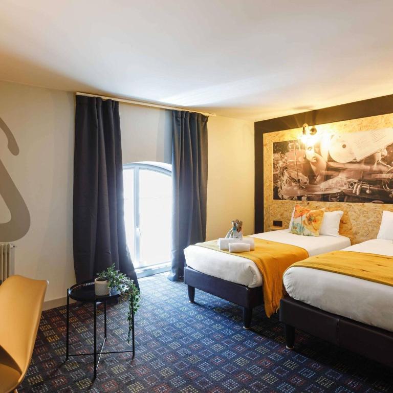 Greet Hotel Lyon Confluence - Chambre Lits Jumeaux « Pop » - 6