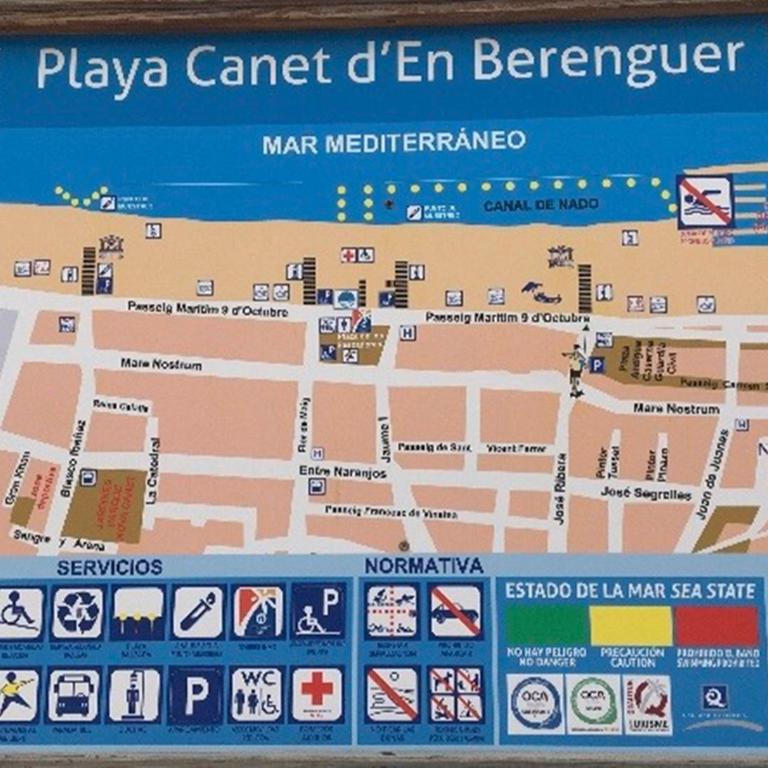 SOL Y PLAYA -Playa Canet de Berenguer-La Almardá Valencia Costa SPAIN - Apartment mit 1 Schlafzimmer - 30