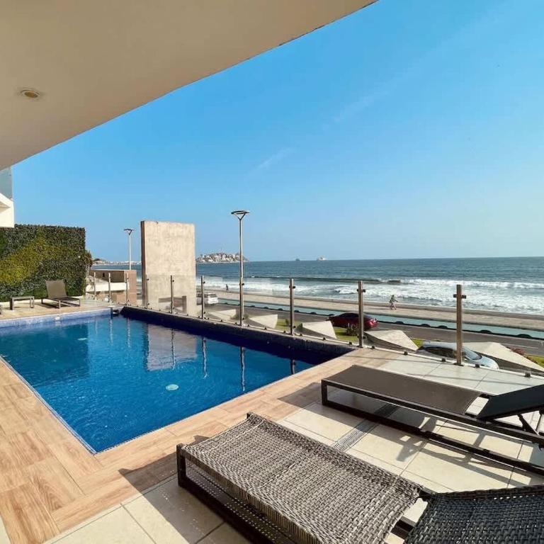 On the Malecón with ocean lagoon & pool - Apartment - 1