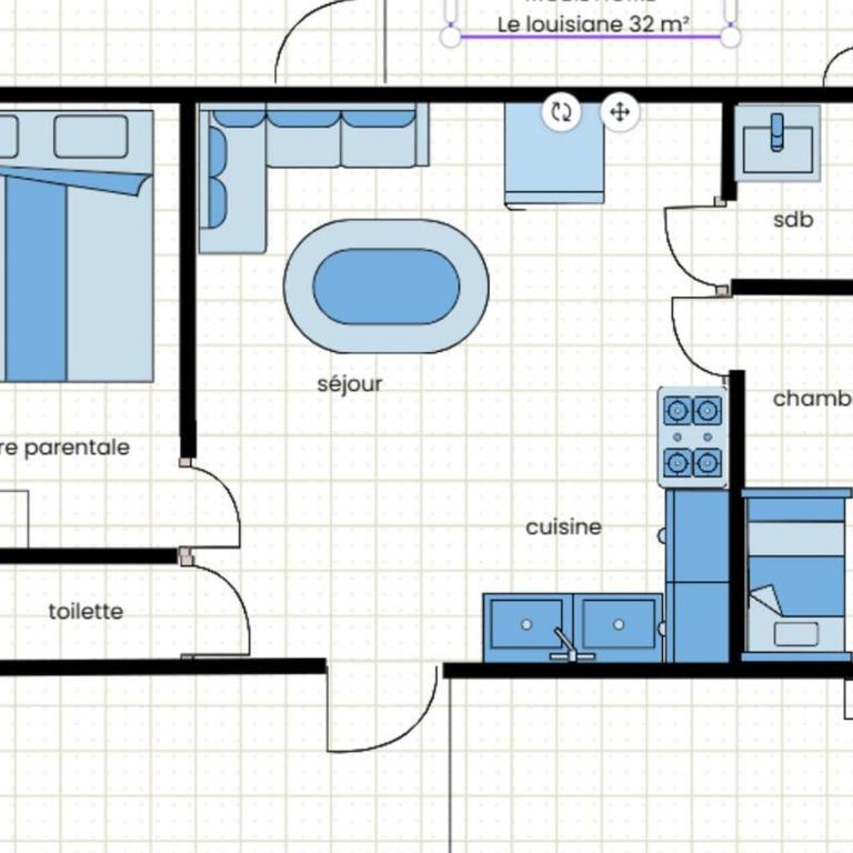 Mobil-home confortable - 4 pers. - Mobilheim - 7