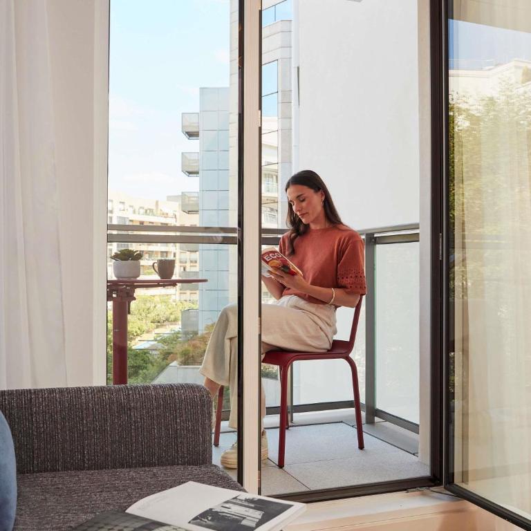 Aparthotel Adagio Paris Boulogne - Appartement 1 Chambre Supérieur avec Balcon - 4