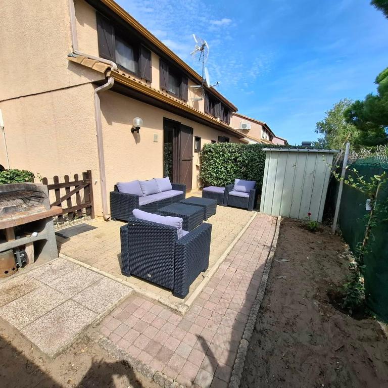 Maison à Portiragnes Plage - Résidence les Tamaris - Porte du Soleil - Prix piscine comprise - Maison 2 Chambres - 35