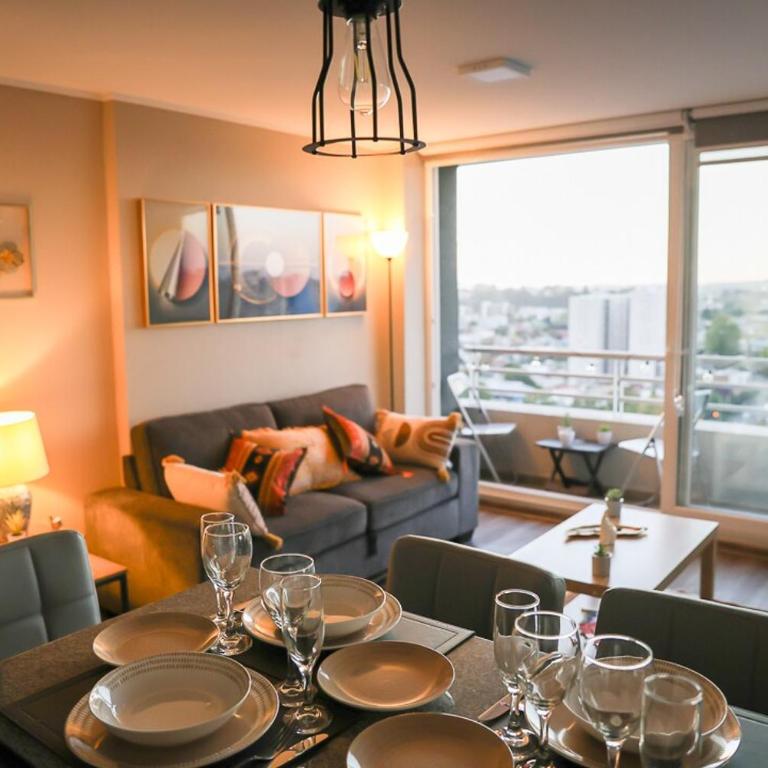 Departamento Premium Vista Laguna Cama King TV 55 Smart Lavadora Secadora Maquina de Cafe - Apartamento de 1 dormitorio - 15