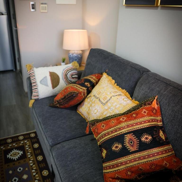 Departamento Premium Vista Laguna Cama King TV 55 Smart Lavadora Secadora Maquina de Cafe - Apartamento de 1 dormitorio - 12