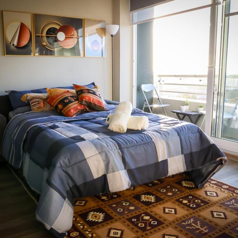 Departamento Premium Vista Laguna Cama King TV 55 Smart Lavadora Secadora Maquina de Cafe - Apartamento de 1 dormitorio - 9