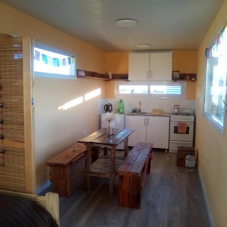 Refugio Vegetariano El Mallín - sobre playa - Apartamento de 1 dormitorio - 5