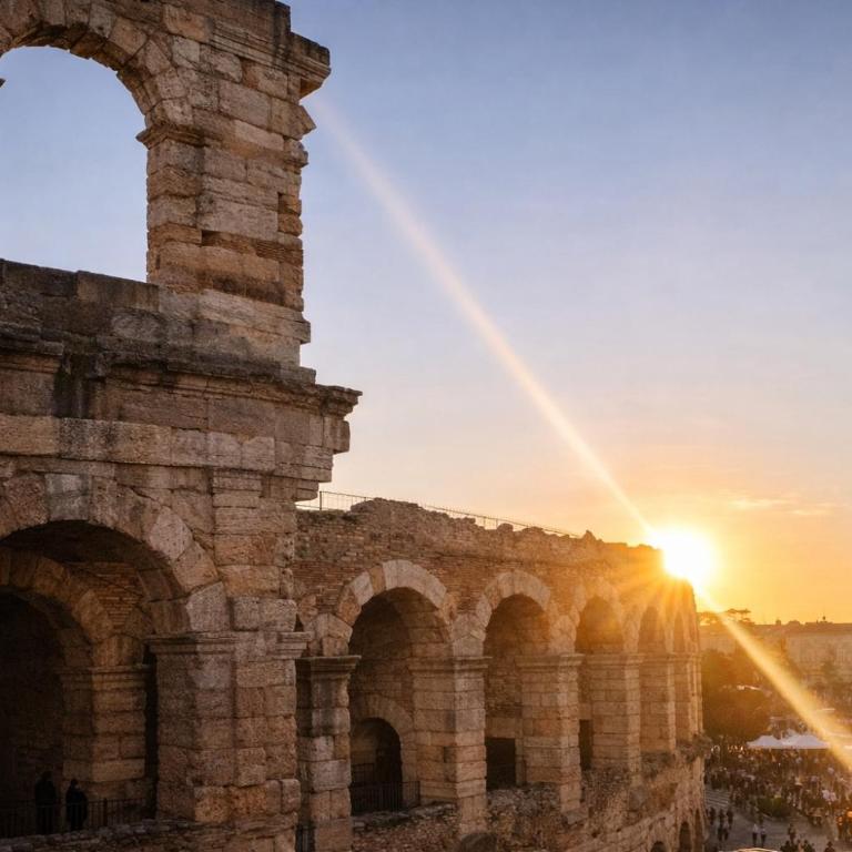 Vista Arena di Verona e Piazza Bra - Appartamento con 1 Camera da Letto - 2