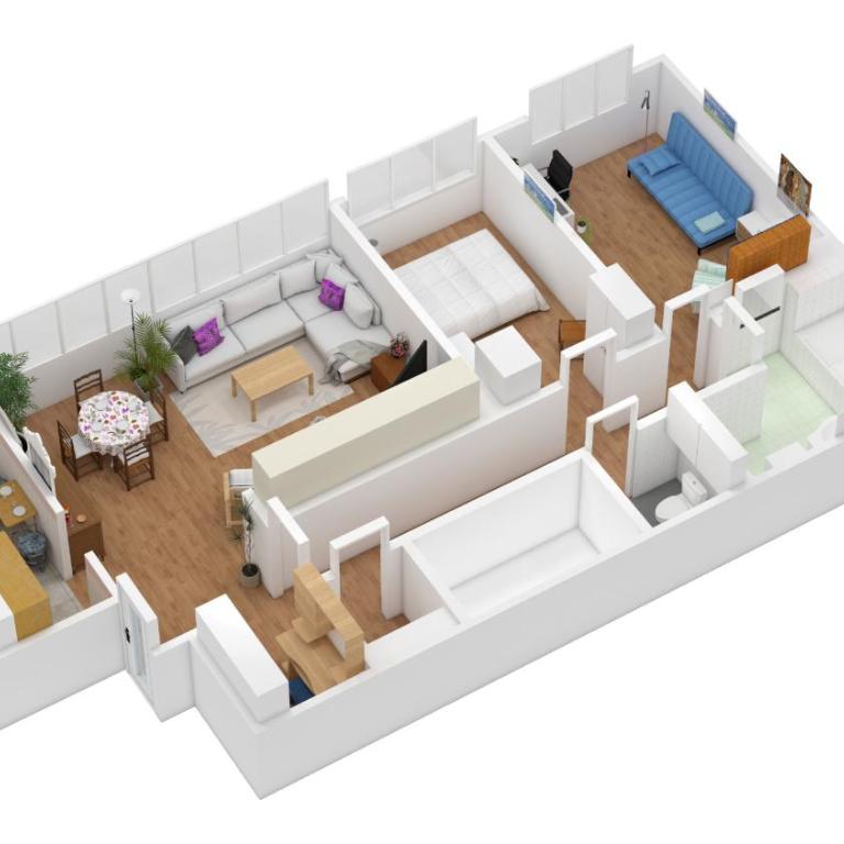 Spacious family flat 2bdr close to Eiffel Tower - Appartement - Vue sur Jardin - 27