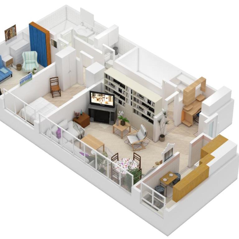 Spacious family flat 2bdr close to Eiffel Tower - Appartement - Vue sur Jardin - 28