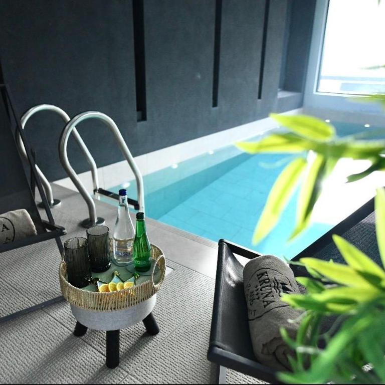 KRUNA 406 Luxury Sea View Apartment with Parking, Minibar, Spa & Beach, Bečići - Apartman sa 1 Spavaćom Sobom - 27