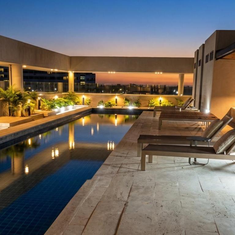 Loft de Lujo, Gym, Piscinas, Jacuzzis & Spa, A 5 Mn de Playa Gaira, A 10 Mn Playa Salguero y Playa Rodadero - Apartamento de 1 dormitorio con balcón y vistas a la montaña - 3
