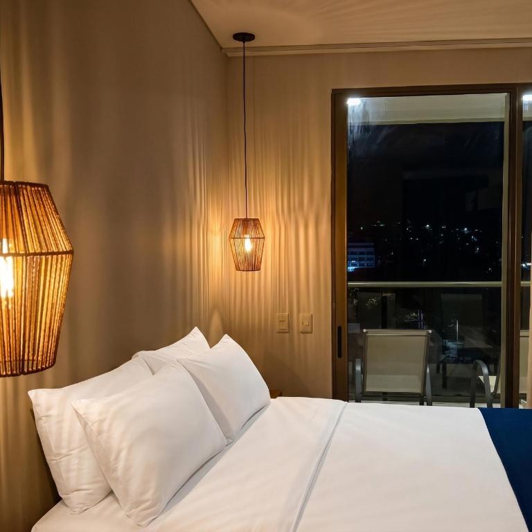 Loft de Lujo, Piscinas, Jacuzzis & Spa, A 5 Mn de Playa Gaira, A 10 Mn Playa Salguero y Playa Rodadero - One-Bedroom Apartment with Balcony and Mountain View - 30