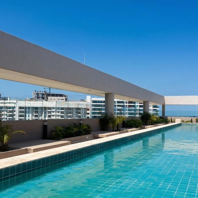 Loft de Lujo, Gym, Piscinas, Jacuzzis & Spa, A 5 Mn de Playa Gaira, A 10 Mn Playa Salguero y Playa Rodadero - Apartamento de 1 dormitorio con balcón y vistas a la montaña - 1