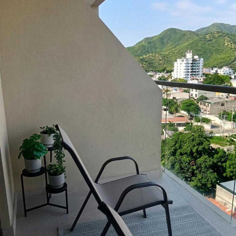 Loft de Lujo, Gym, Piscinas, Jacuzzis & Spa, A 5 Mn de Playa Gaira, A 10 Mn Playa Salguero y Playa Rodadero - Apartamento de 1 dormitorio con balcón y vistas a la montaña - 29