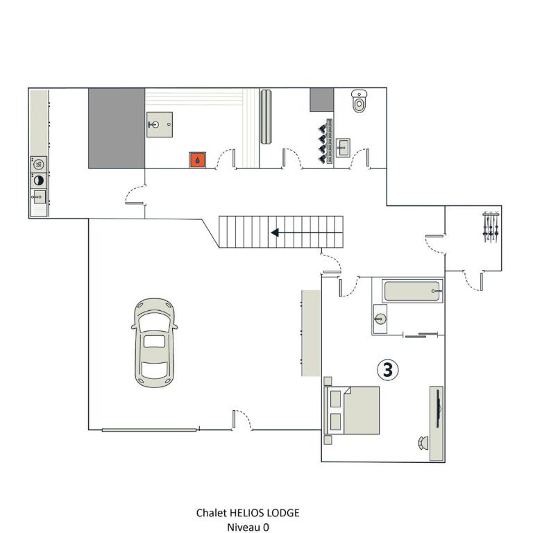Chalet luxe 5★, 6 pers, hammam, près des pistes, 3 chambres - FR-1-304-305 - Chalet - 19
