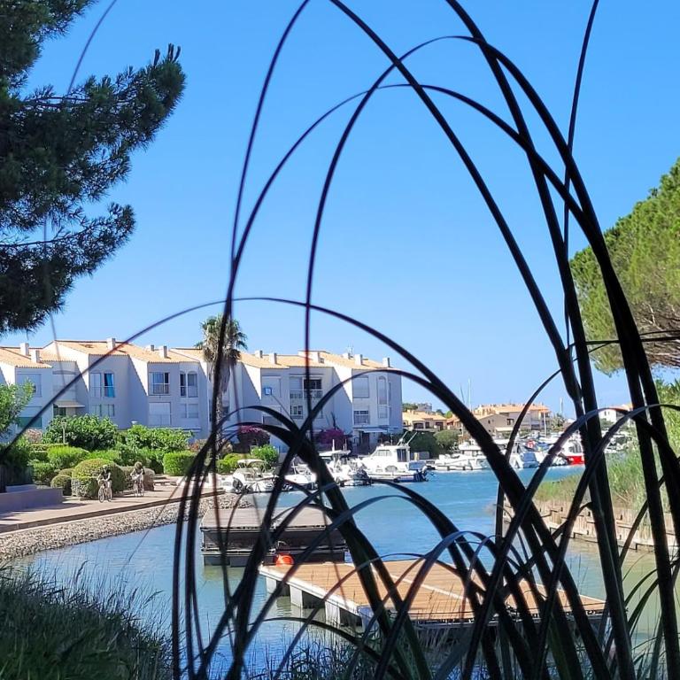 appt T2 mezzanine classé rénové 2026 avec vue paranomique sur la marina et la mer Orienté nord est et doté de plafonds hauts, cet appartement reste naturellement frais et aéré! - Apartment mit 2 Schlafzimmern und Meerblick - 23