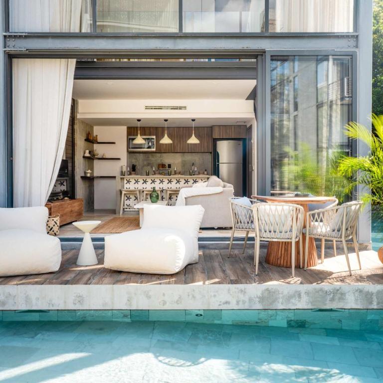 Modern 1BR at Xalet Luxury Condos with Cenote & Pool - Apartamento - 1
