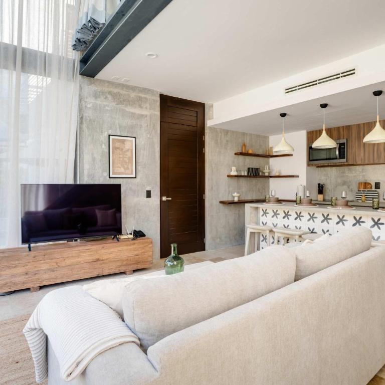 Modern 1BR at Xalet Luxury Condos with Cenote & Pool - Apartamento - 10