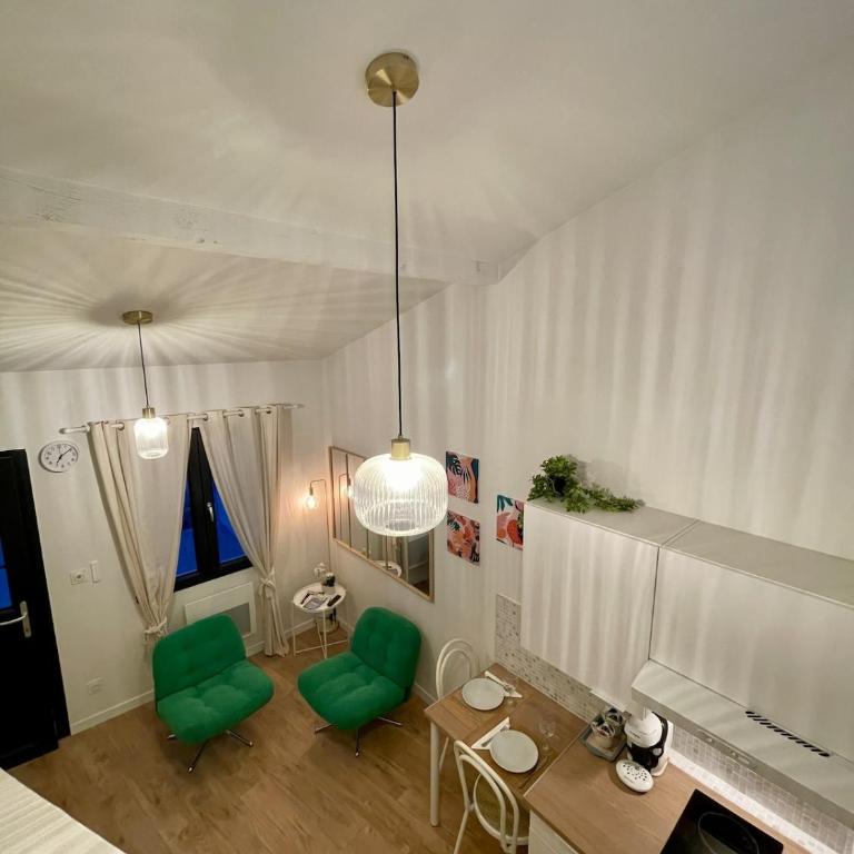 Cristallin Studio cocon en duplex sur cour - One-Bedroom Apartment - 2