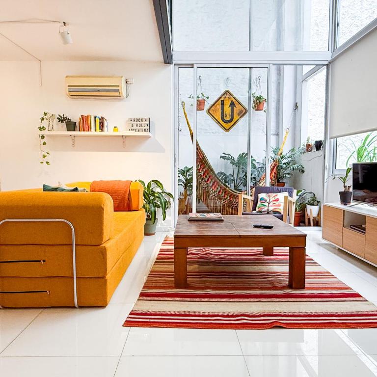 Amplio duplex urbano tipo Loft modular para armar de 1 a 4 personas en Recoleta - Apartamento de 1 dormitorio - 1
